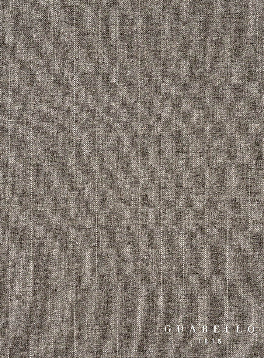 Guabello Brown Chalkstripe Suit