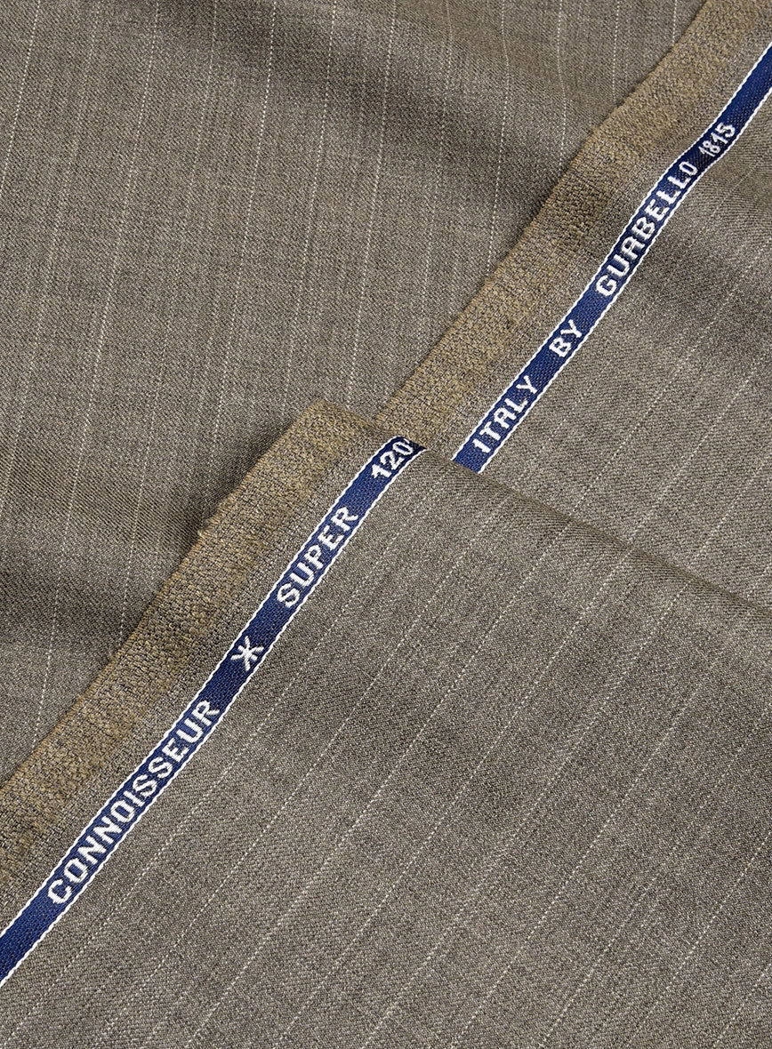 Guabello Brown Chalkstripe Suit