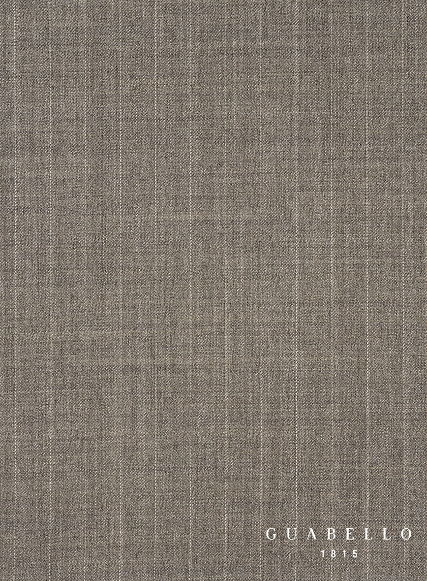 Guabello Brown Chalkstripe Suit
