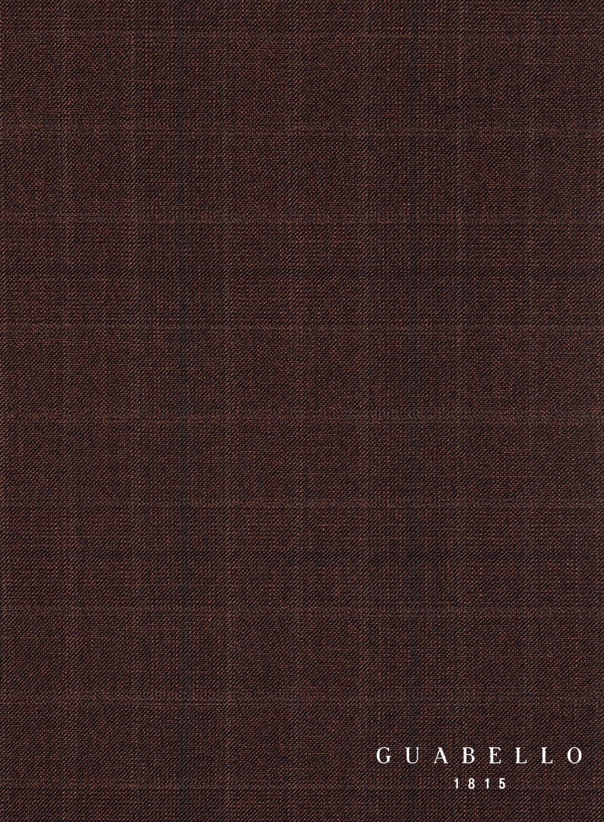 Guabello Brown Check Suit