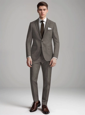 Guabello Brown Hazy Suit