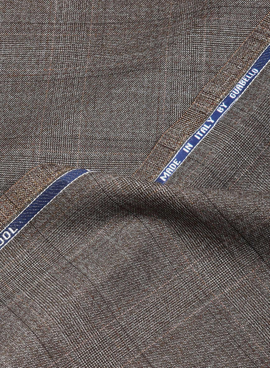 Guabello Brown Windowpane Suit