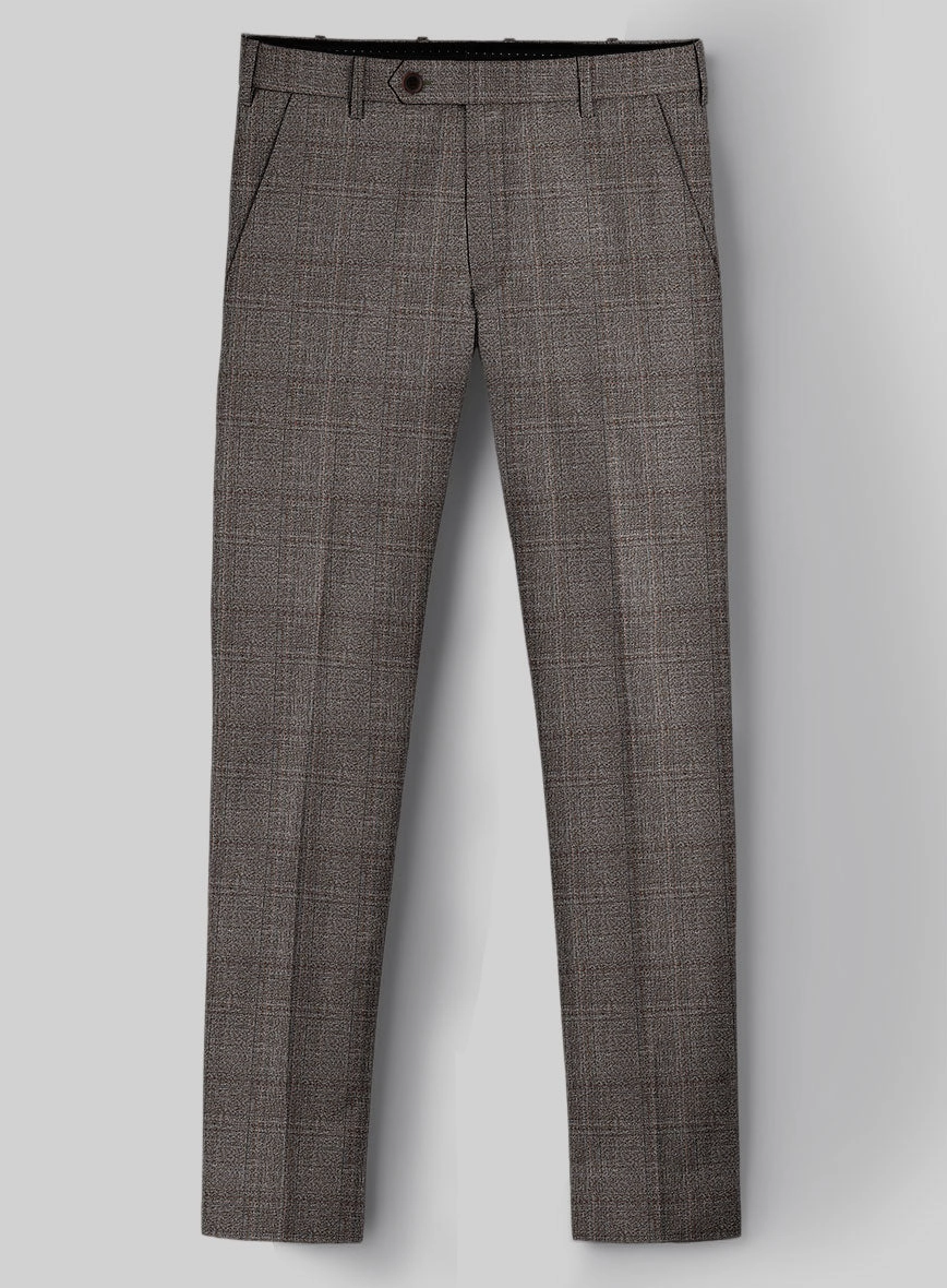 Guabello Brown Windowpane Suit
