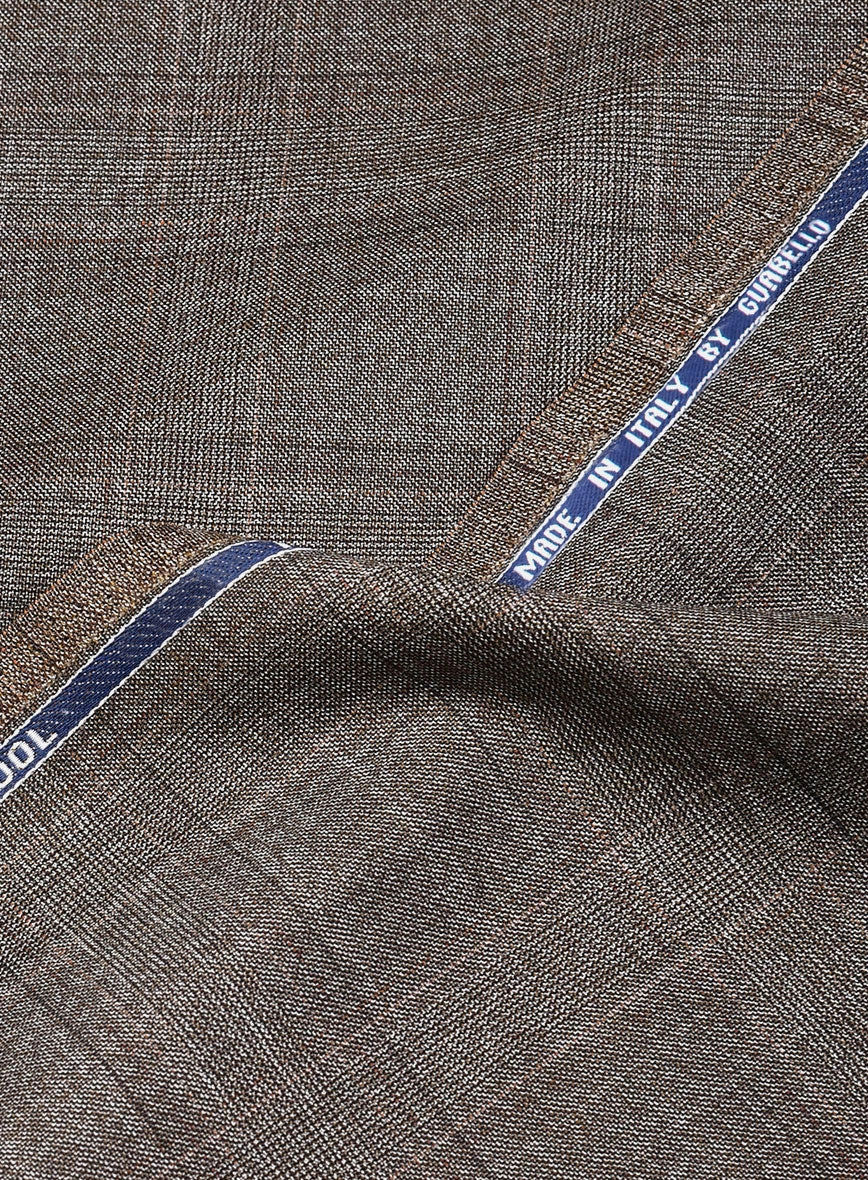 Guabello Brown Windowpane Suit