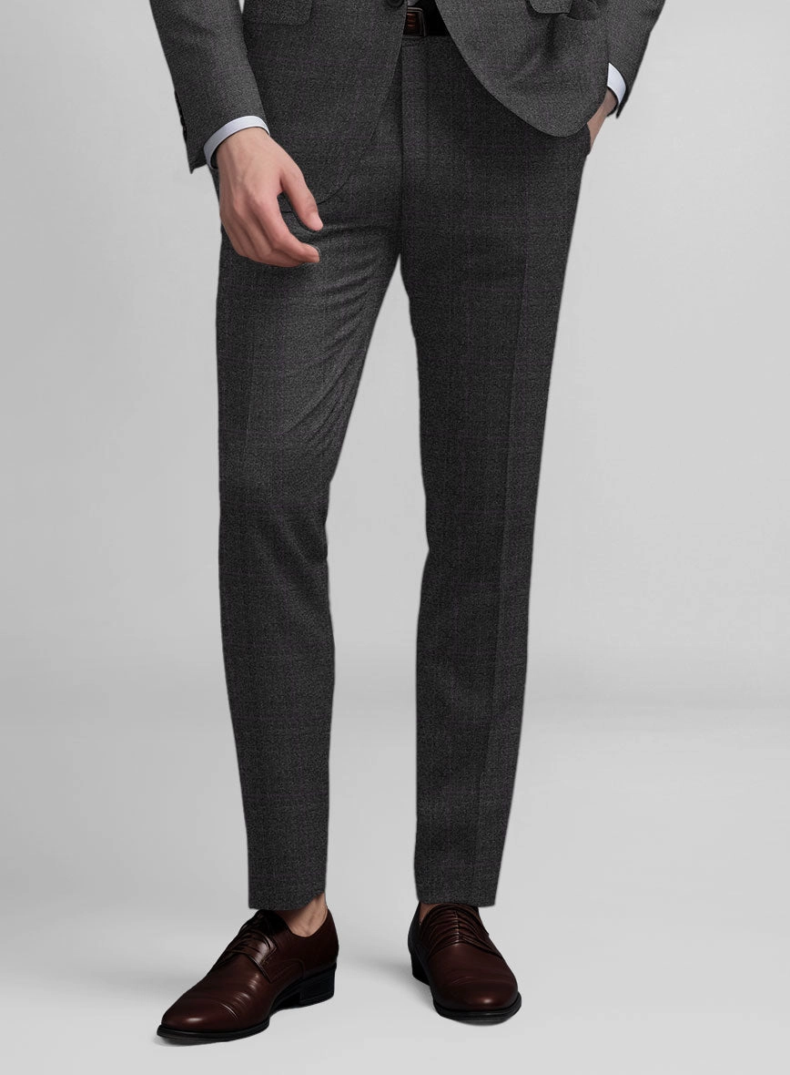 Guabello Charcoal Glen Suit