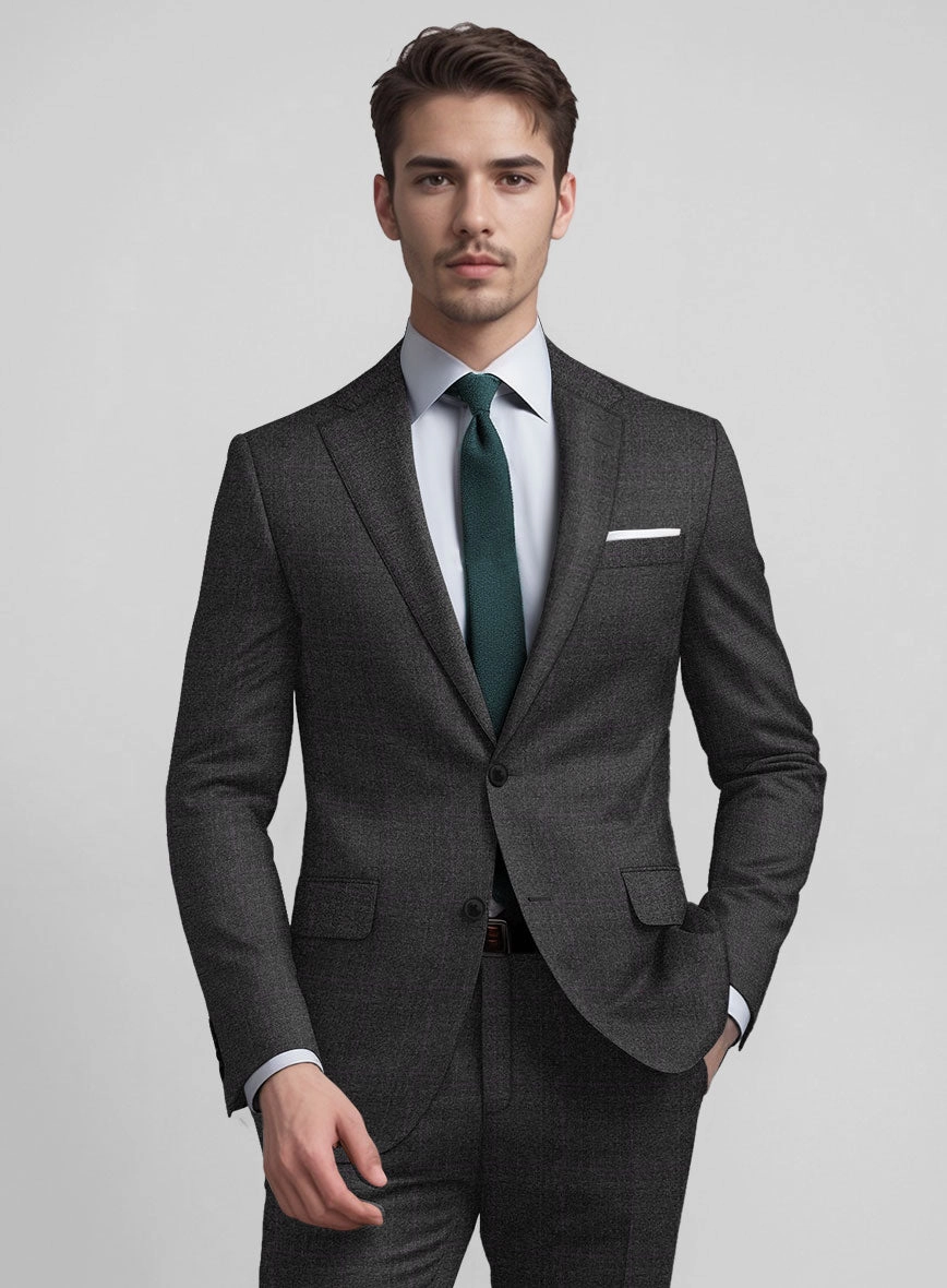 Guabello Charcoal Glen Suit