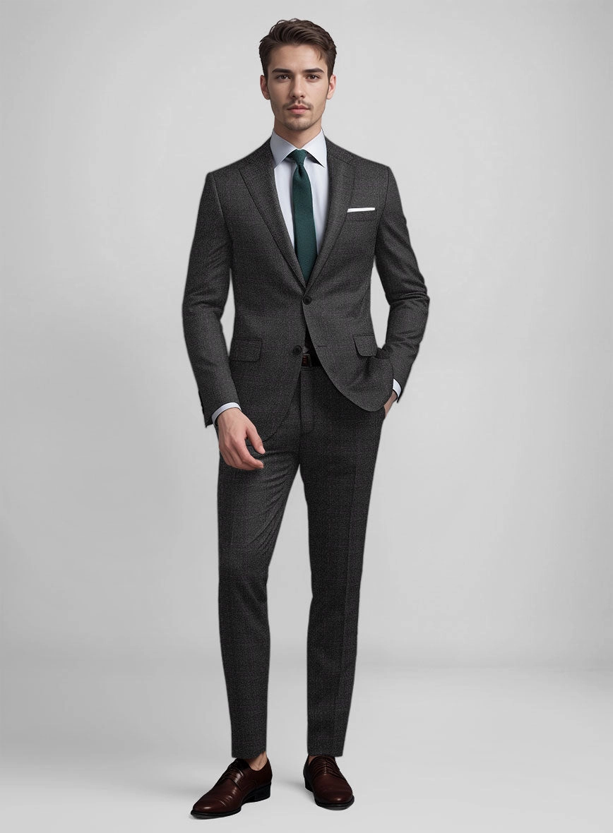 Guabello Charcoal Glen Suit