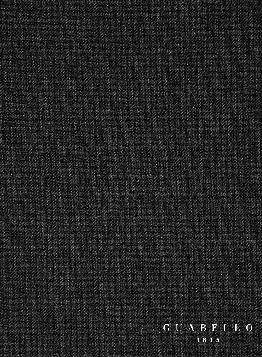 Guabello Charcoal Houndstooth Suit