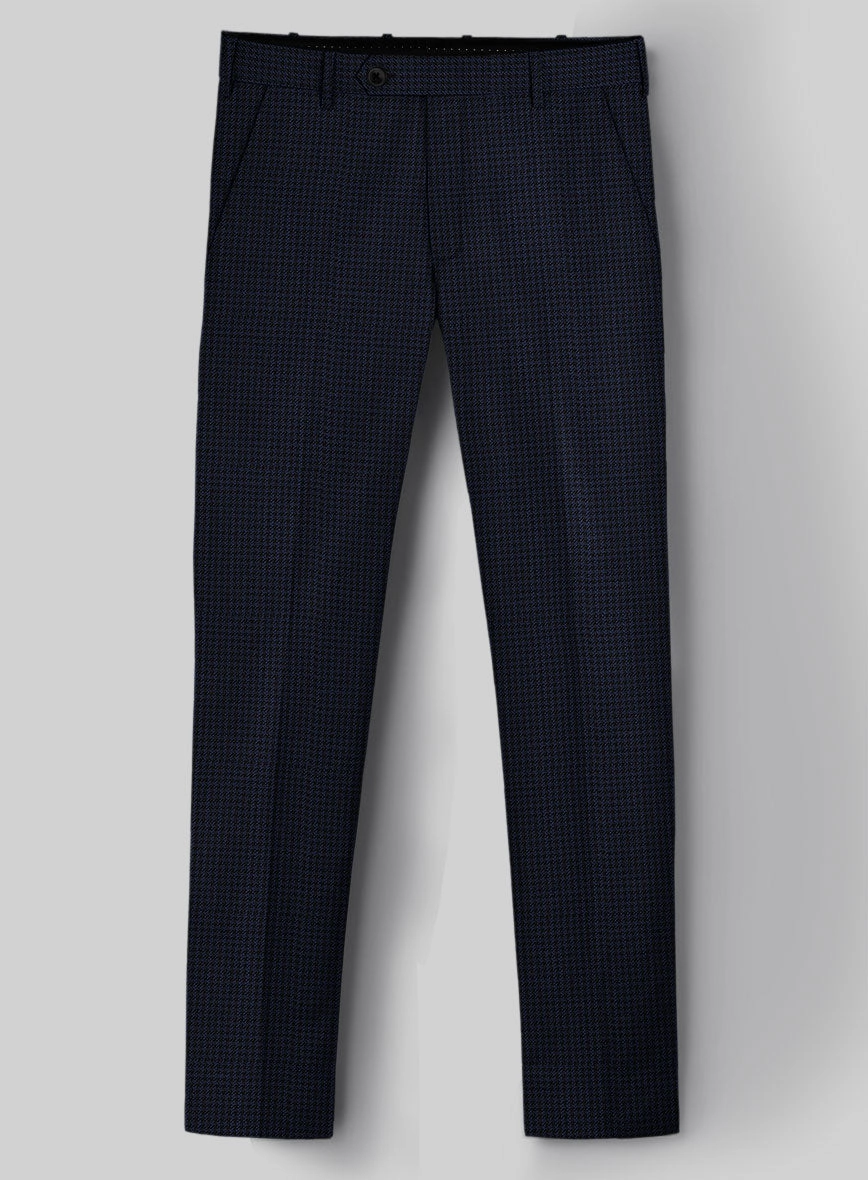 Guabello Dark Blue Houndstooth Suit