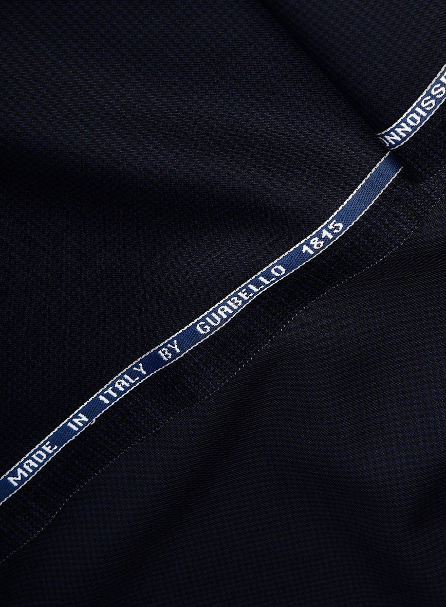 Guabello Dark Blue Houndstooth Suit