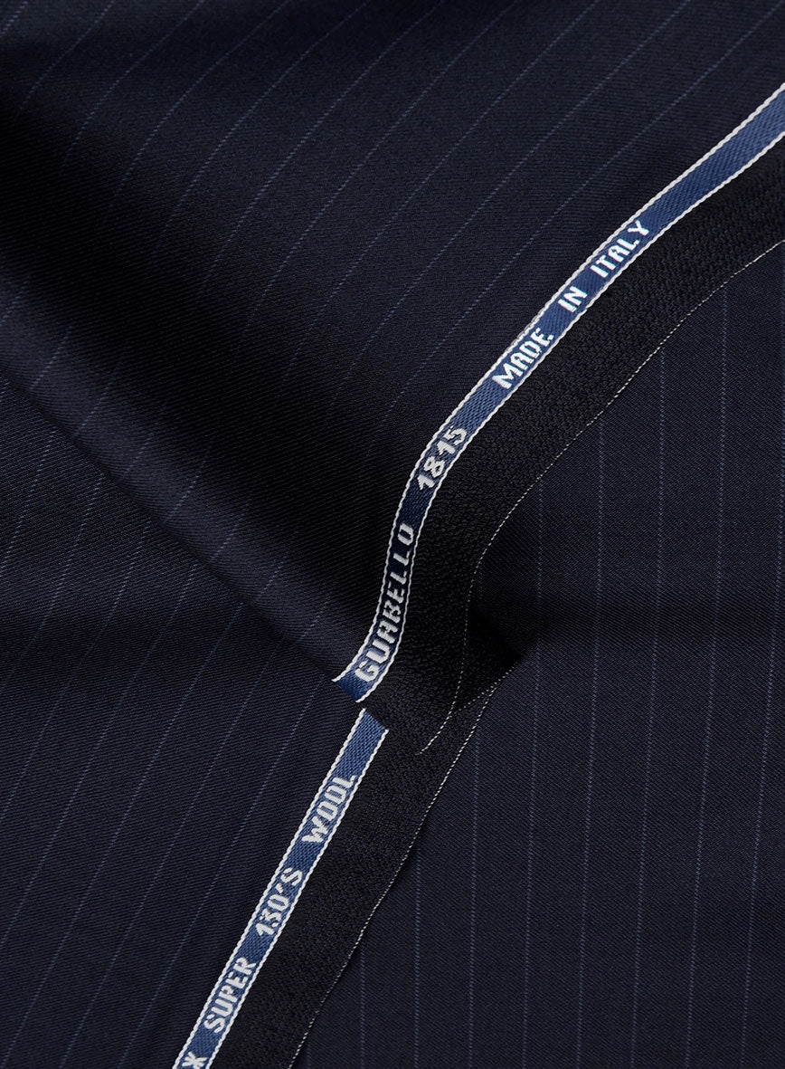 Guabello Dark Blue Pinstripe Suit