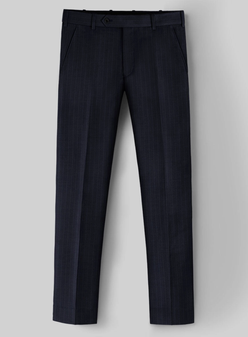 Guabello Dark Blue Pinstripe Suit