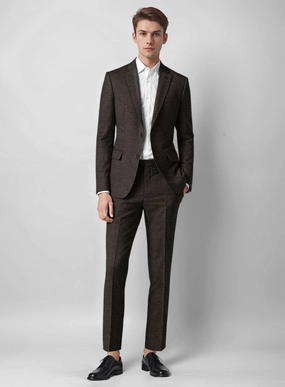 Guabello Dark Brown Hazy Suit