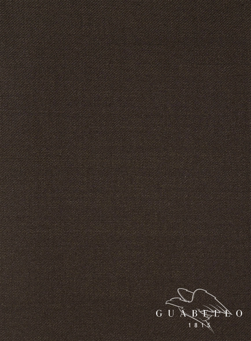 Guabello Espresso Brown Twill Suit