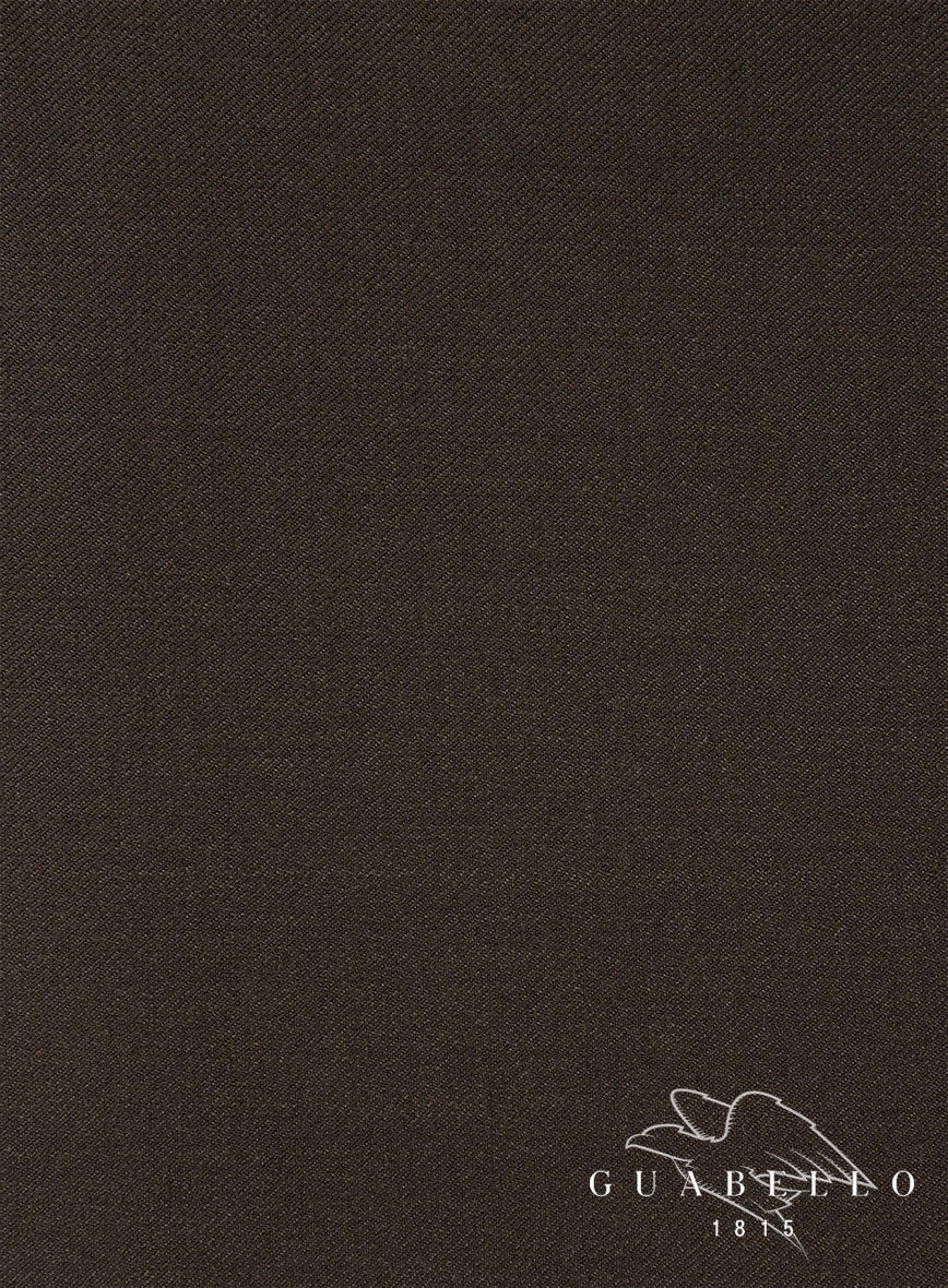 Guabello Espresso Brown Twill Suit