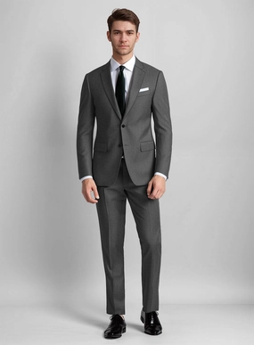Guabello Gray Herringbone Suit