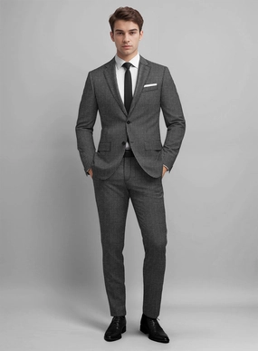 Guabello Gray Houndstooth Suit