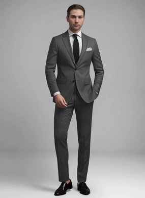 Guabello Gray Pinstripe Suit