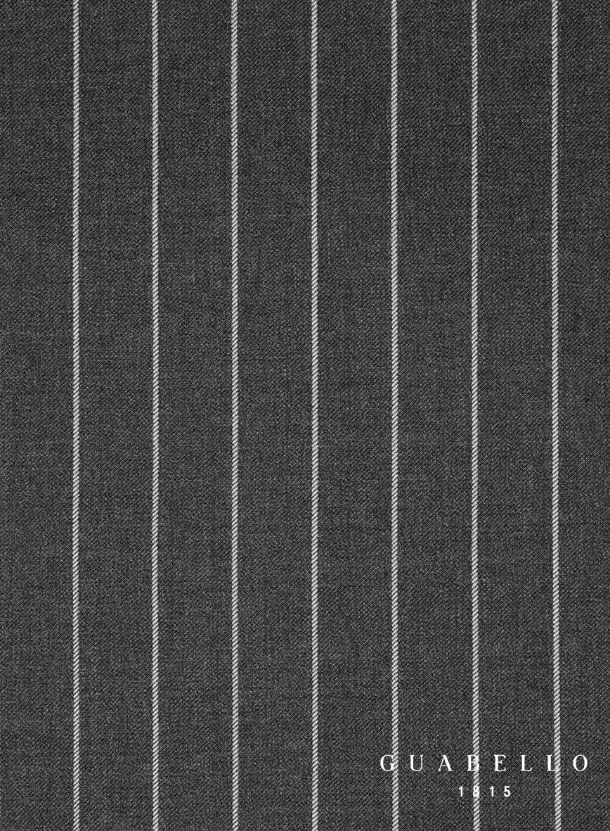 Guabello Gray Rope Stripe Suit