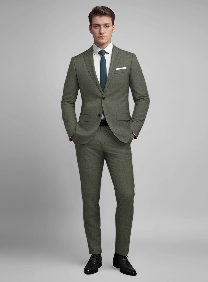 Guabello Green Twill Suit