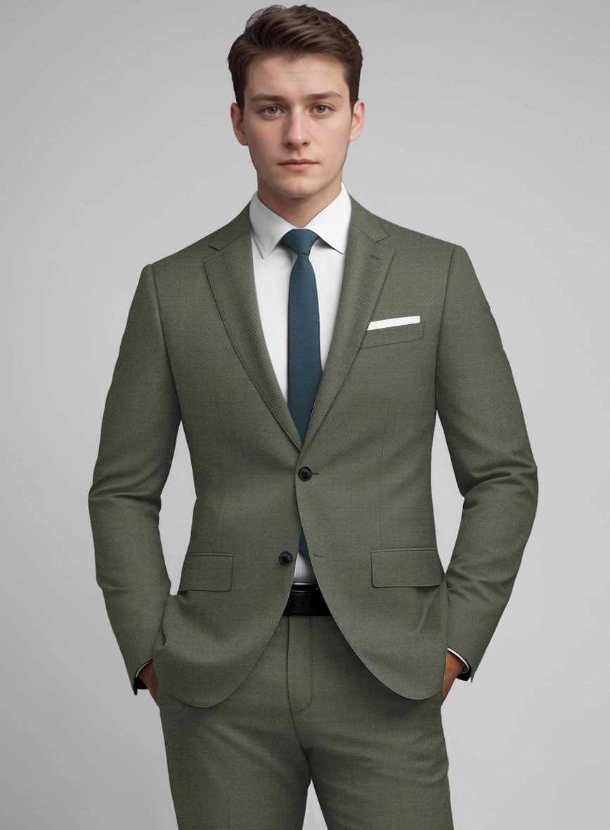 Guabello Green Twill Suit