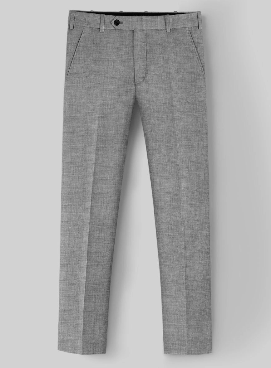 Guabello Light Gray Sharkskin Suit