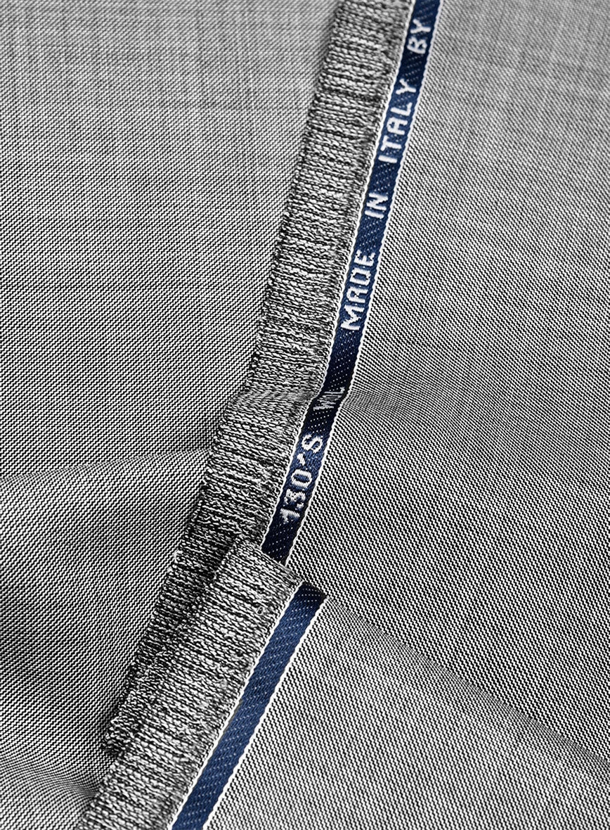 Guabello Light Gray Sharkskin Suit