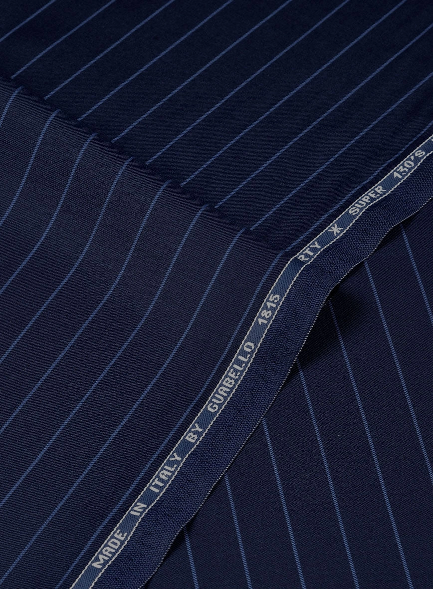 Guabello Royal Blue Rope Stripe Suit