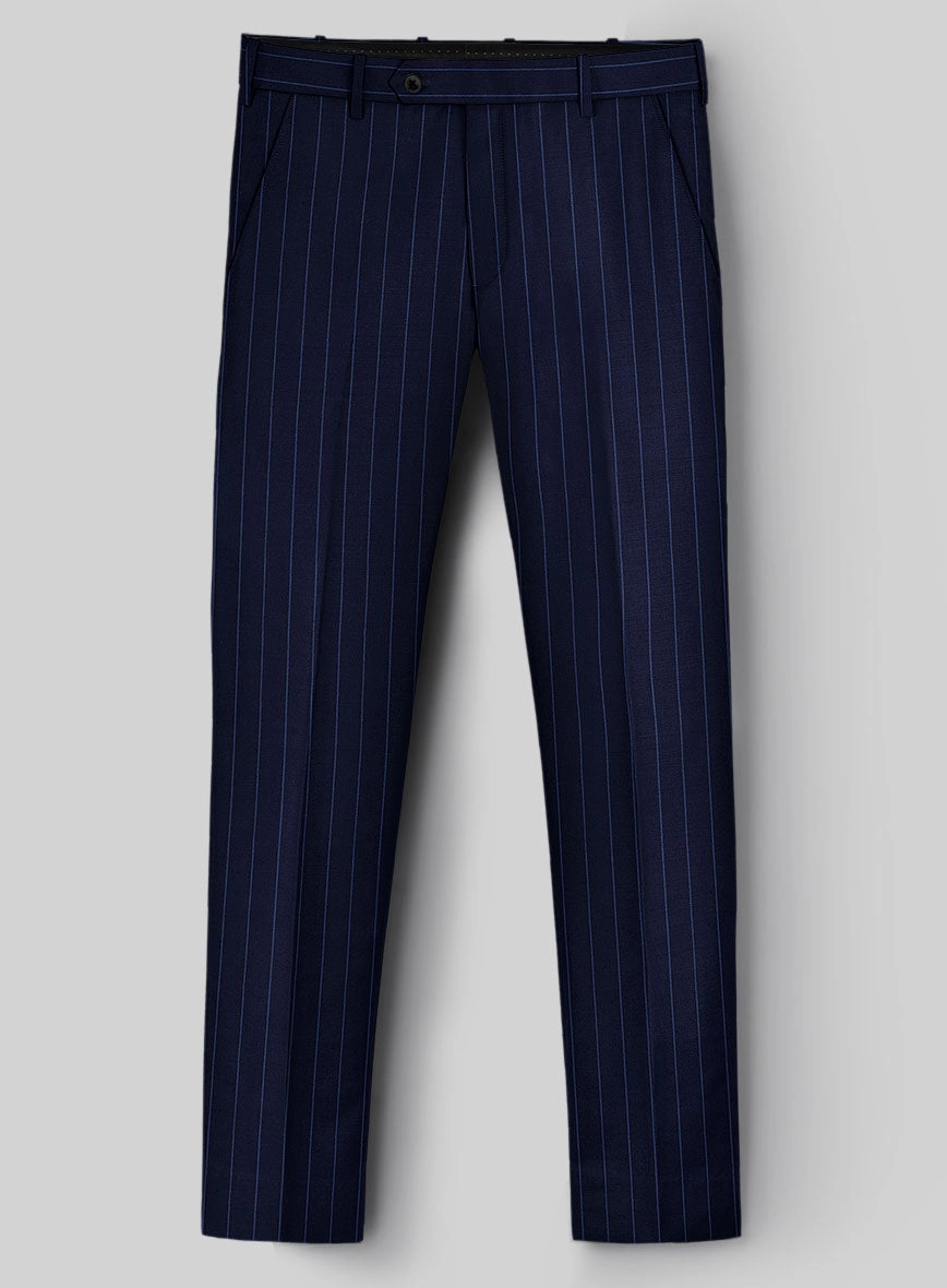 Guabello Royal Blue Rope Stripe Suit