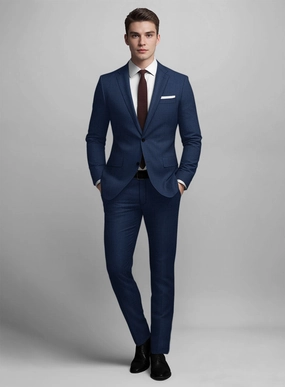Guabello Royal Blue Suit
