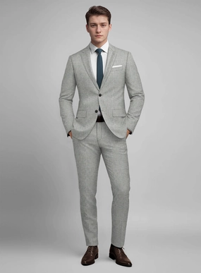 Guabello Tropical Light Gray Suit