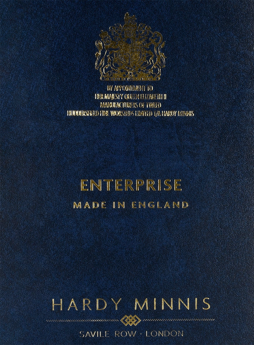 Hardy Minnis Blue Glen Wool Suit