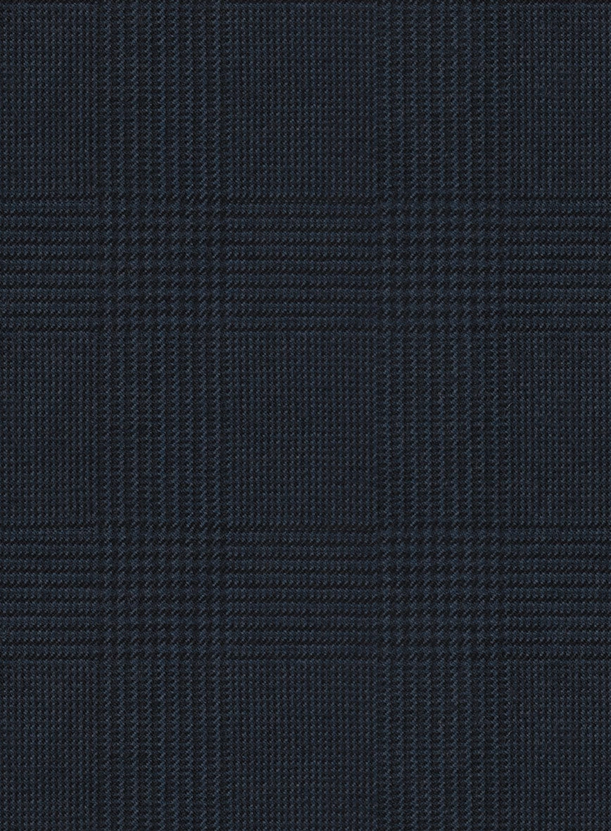 Hardy Minnis Blue Glen Wool Suit