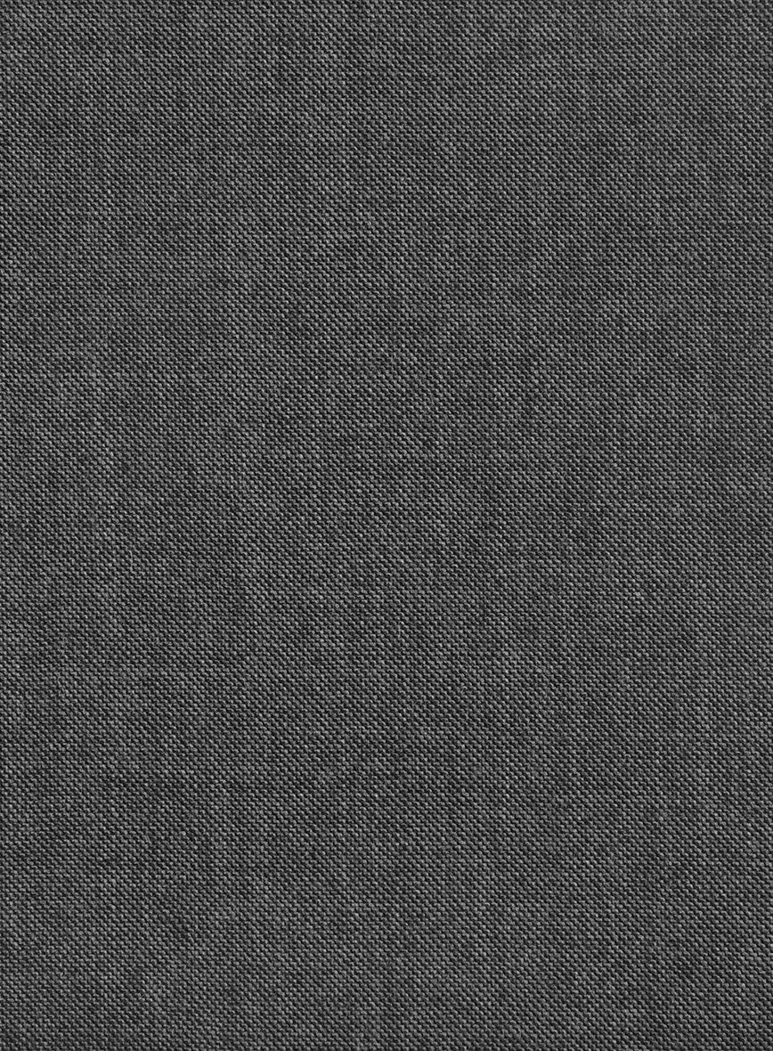 Hardy Minnis Dark Gray Sharkskin Wool Suit