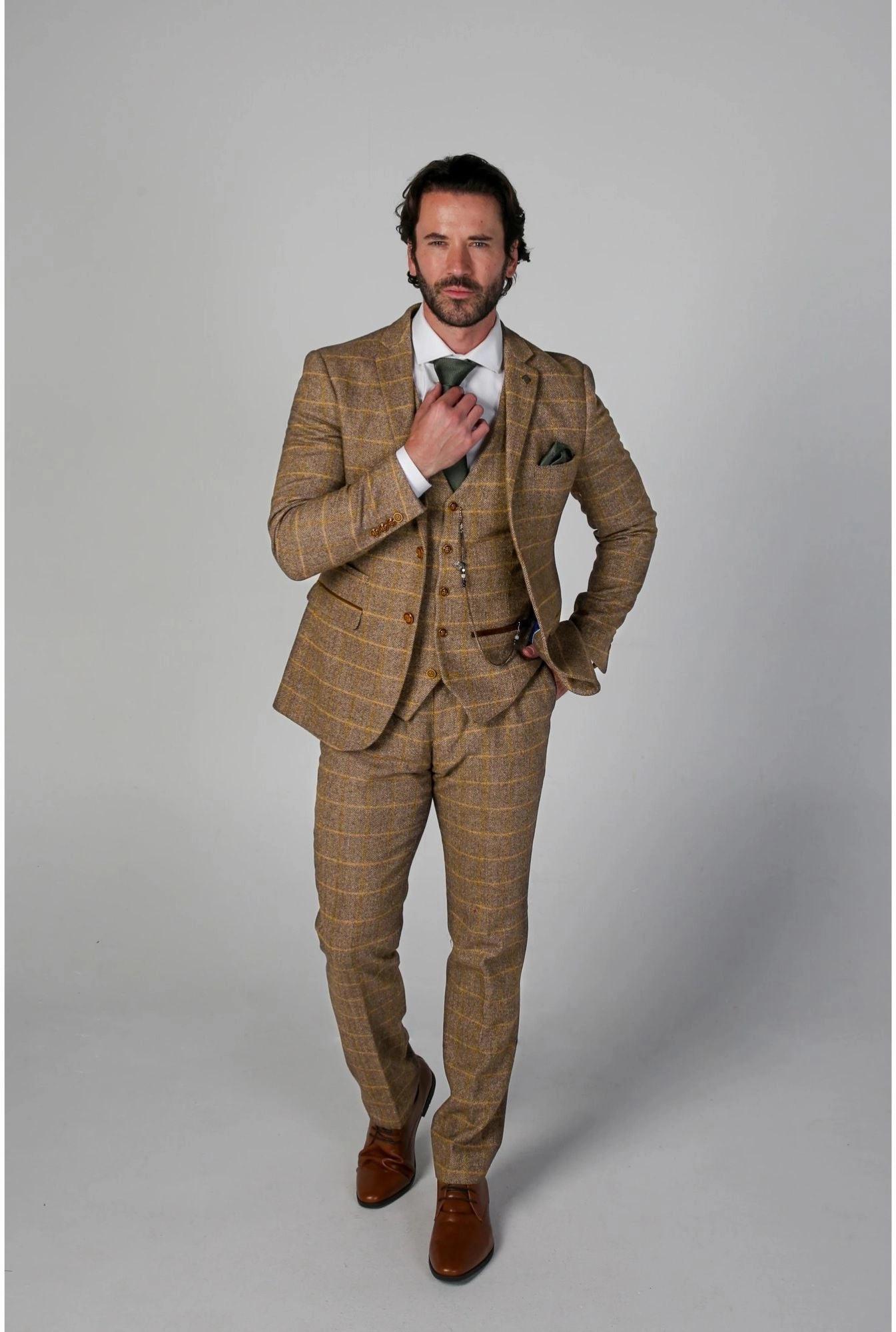 Harris 3 Piece Tweed Suit