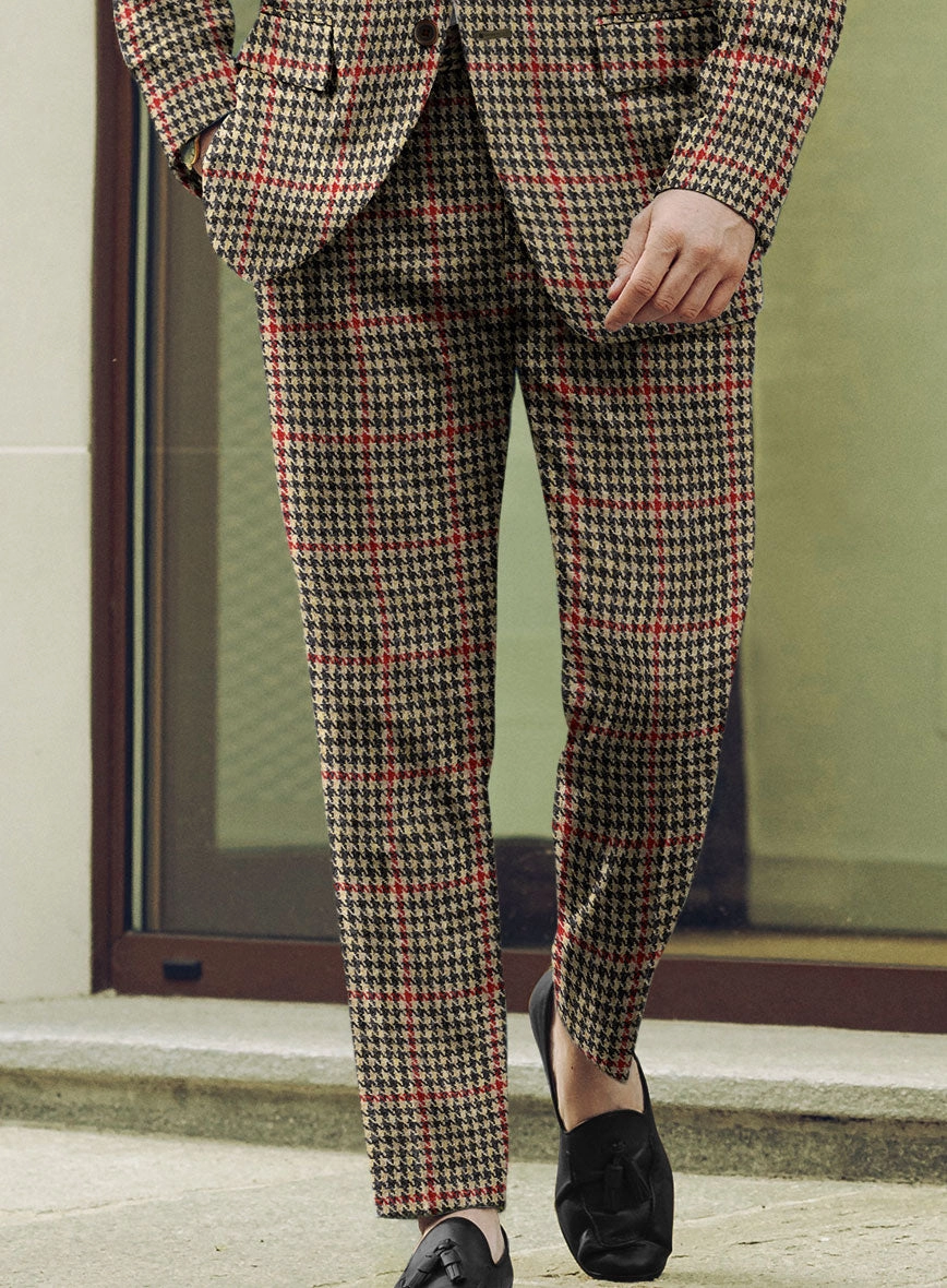 Harris Tweed Carmine Beige Suit