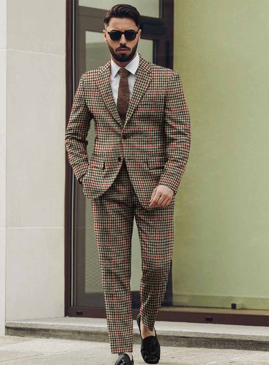 Harris Tweed Carmine Beige Suit