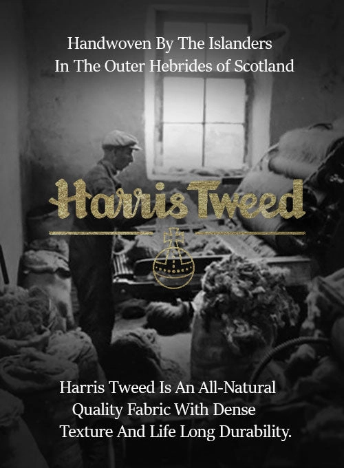 Harris Tweed Moss Green Houndstooth Suit