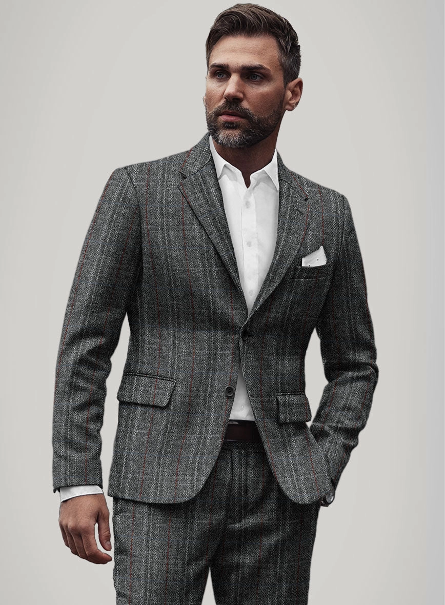 Harris Tweed Welsh Gray Suit