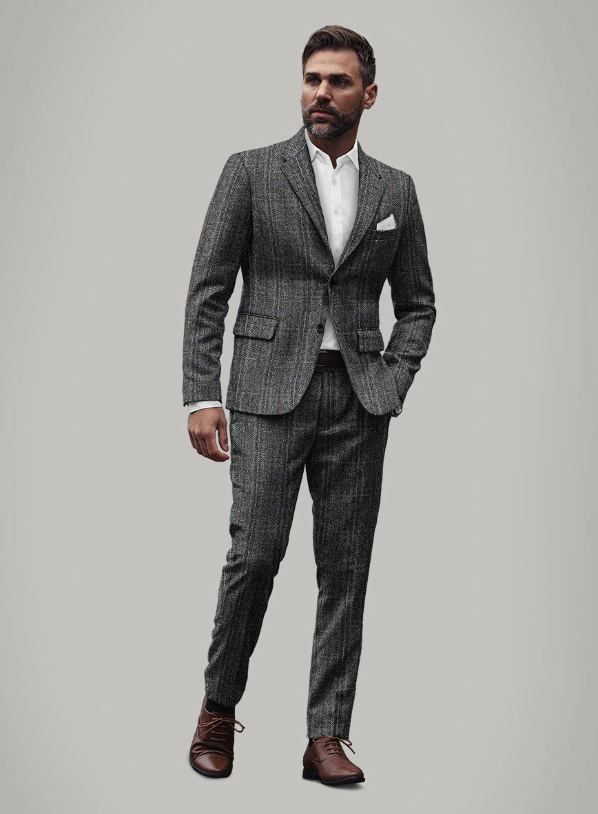 Harris Tweed Welsh Gray Suit