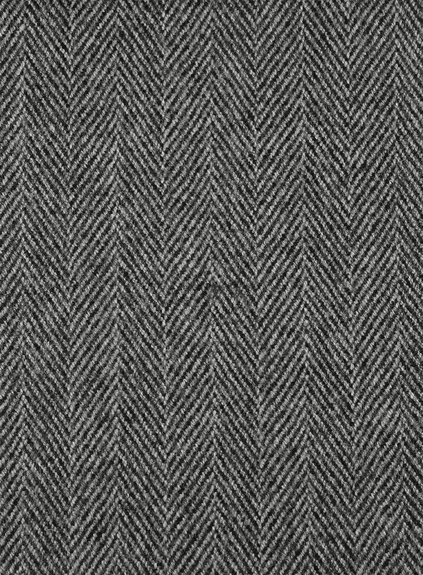 Highlander Gray Herringbone Tweed Suit