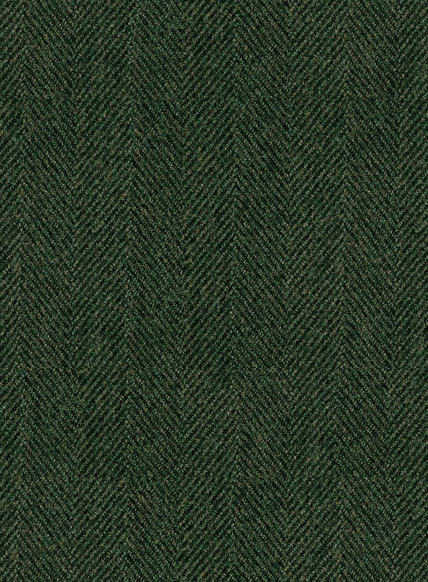 Highlander Heavy Green Herringbone Tweed Suit