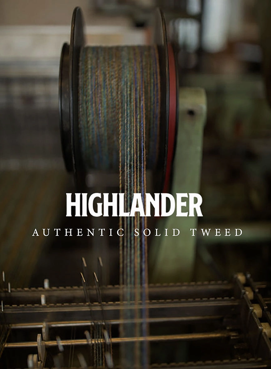 Highlander Heavy Heritage Charcoal Tweed Suit