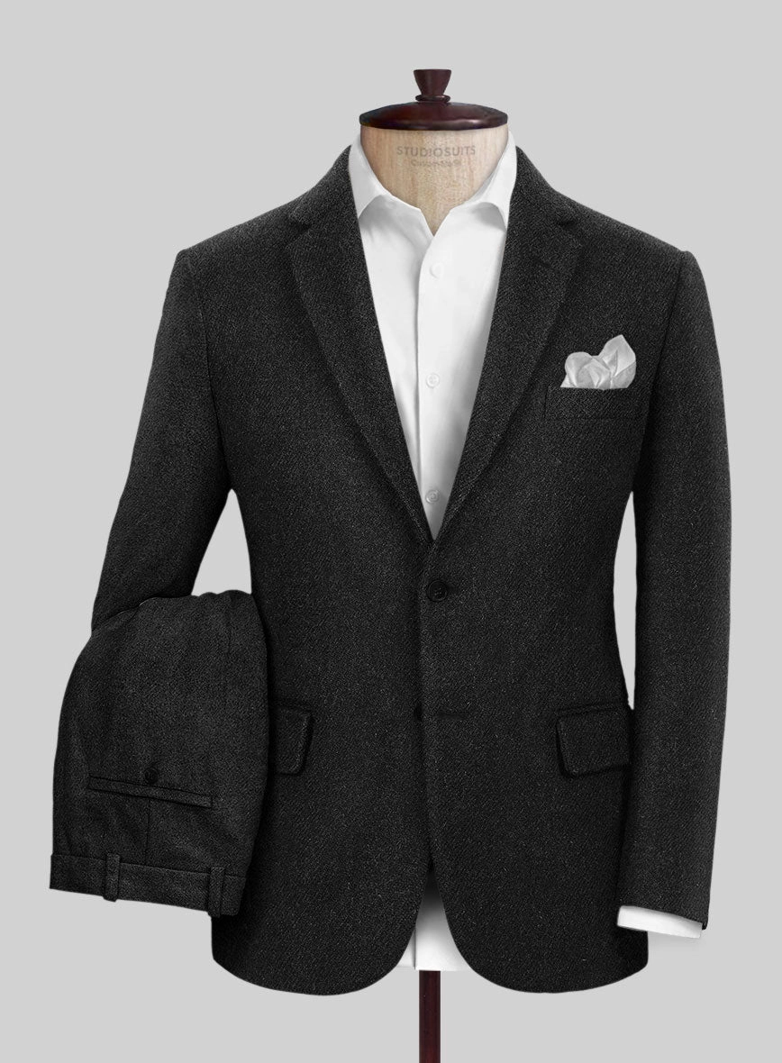 Highlander Heavy Heritage Charcoal Tweed Suit