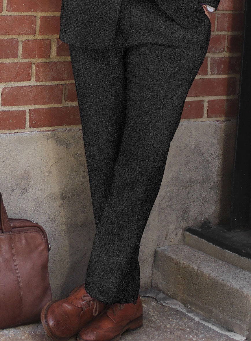 Highlander Heavy Heritage Charcoal Tweed Suit