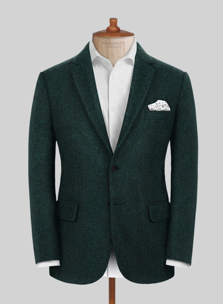 Highlander Melange Green Tweed Suit