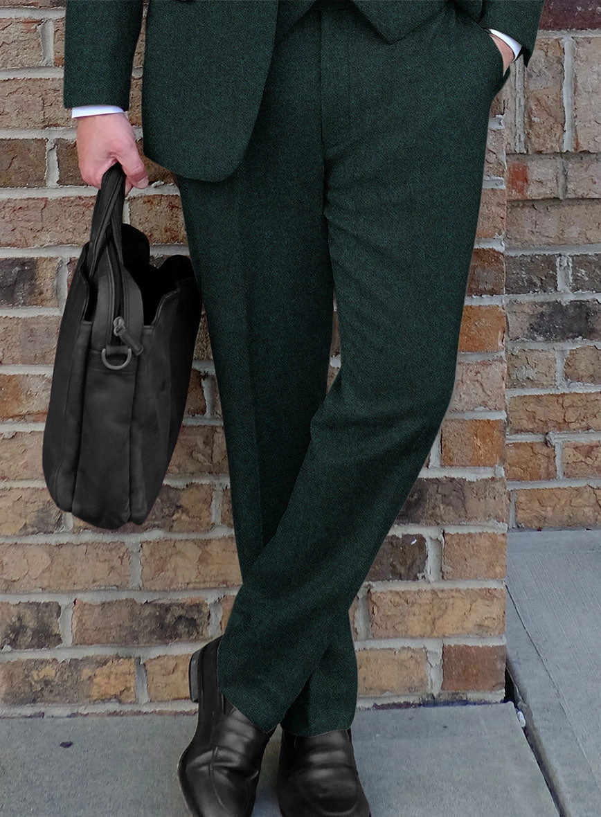 Highlander Melange Green Tweed Suit