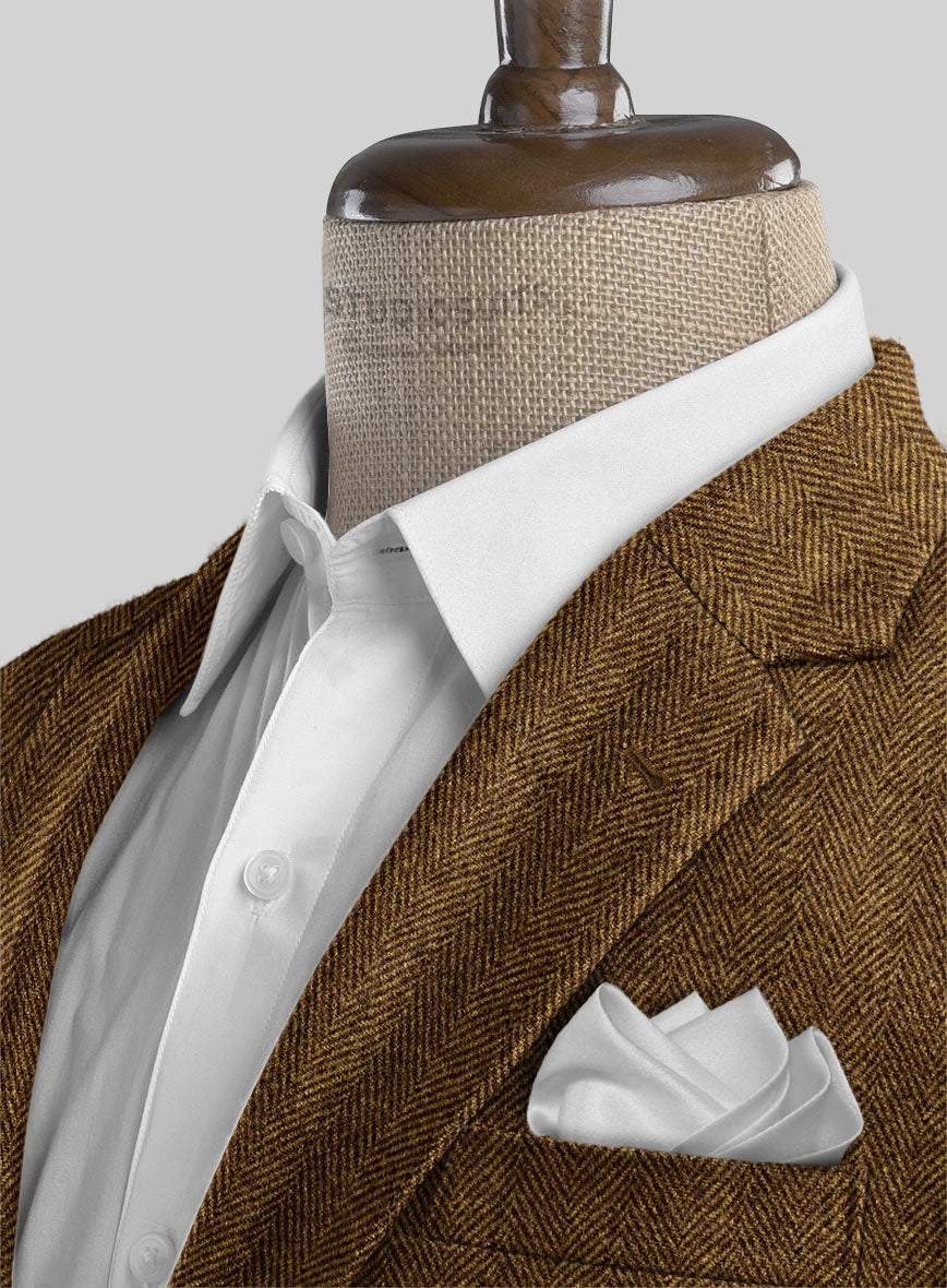 Highlander Tan Herringbone Tweed Suit