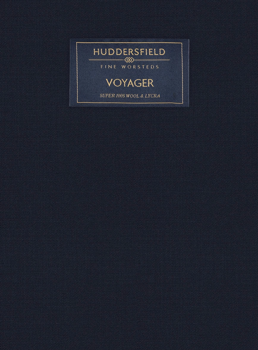 Huddersfield Stretch Island Blue Wool Suit