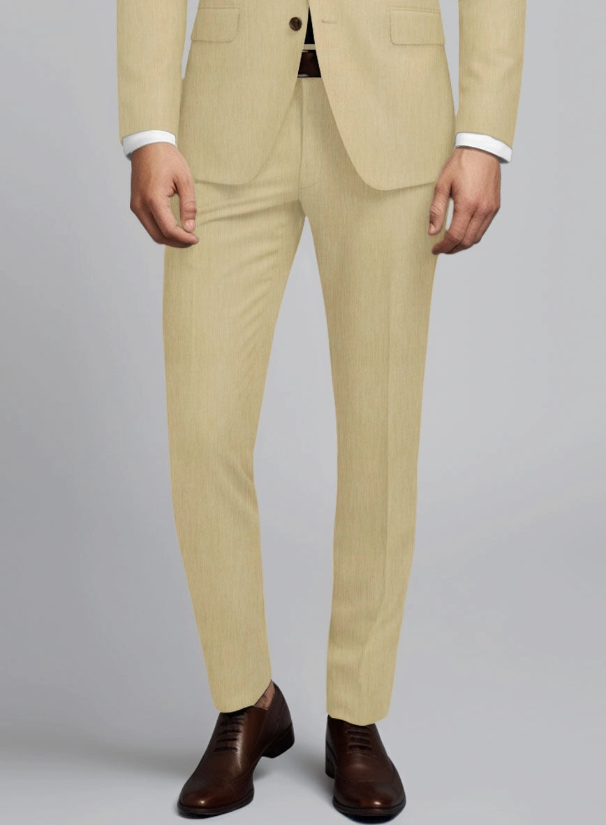 Huddersfield Stretch Khaki Wool Suit